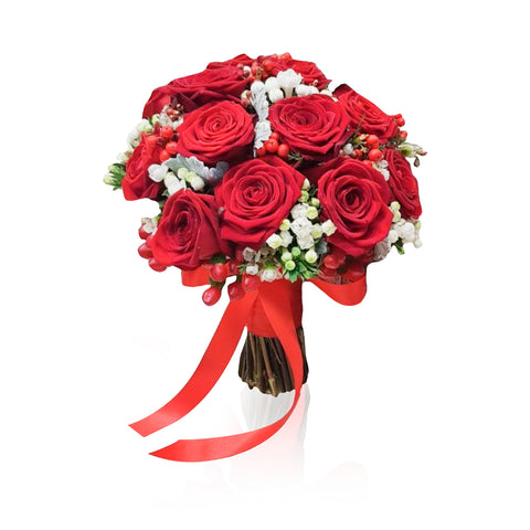 Bouquet rose rosse