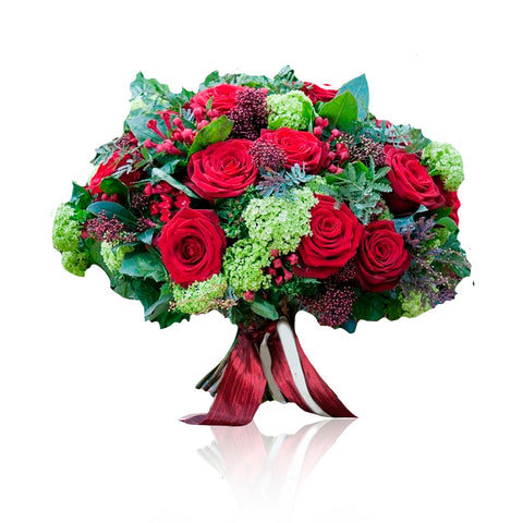 Bouquet rose rosse